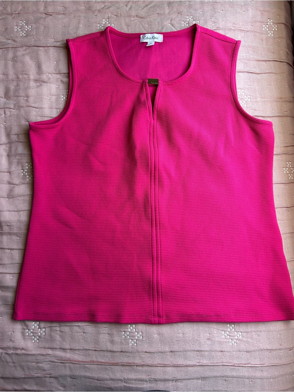 Calvin Klein Women's Sleeveless Top - Hot Pink